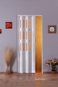 Lamelové shrnovací dveře LUCIANA DESIGN, model 3
